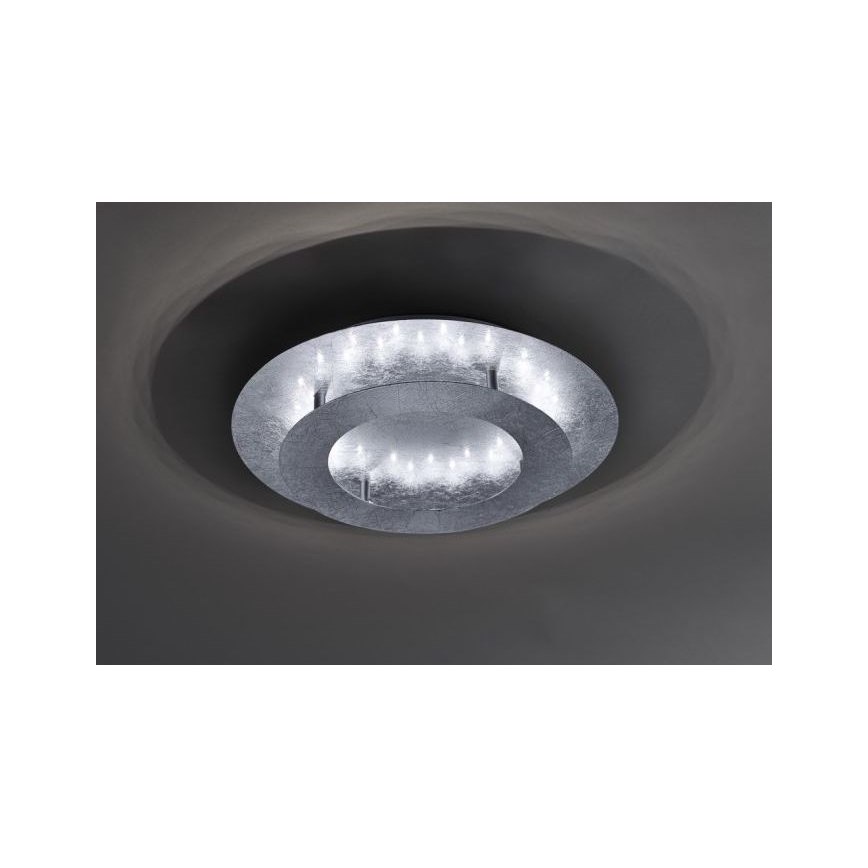 Paul Neuhaus 9620-21 - Φωτιστικό οροφής LED NEVIS LED/18W/230V ασημί