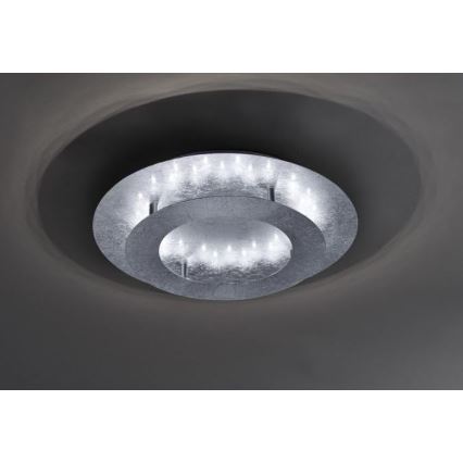 Paul Neuhaus 9620-21 - Φωτιστικό οροφής LED NEVIS LED/18W/230V ασημί