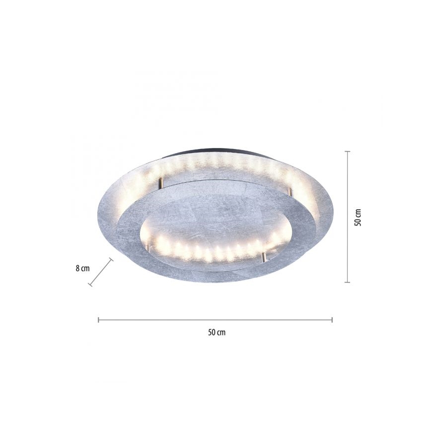 Paul Neuhaus 9621-21 - LED Φωτιστικό οροφής NEVIS LED/24W/230V