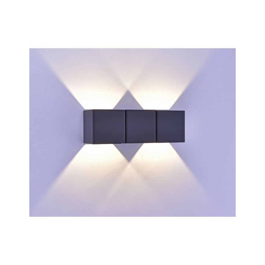 Paul Neuhaus 9658-13 - LED Εξωτερικό φωτιστικό τοίχου MARCEL 2xLED/4W/230V IP54