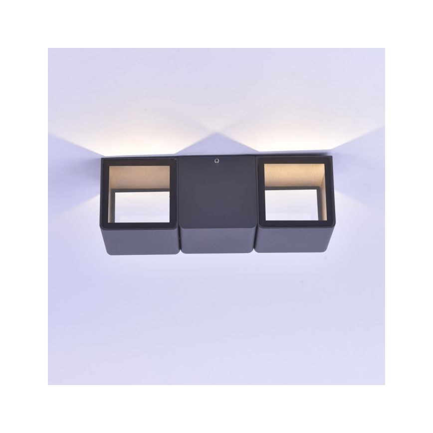 Paul Neuhaus 9658-13 - LED Εξωτερικό φωτιστικό τοίχου MARCEL 2xLED/4W/230V IP54