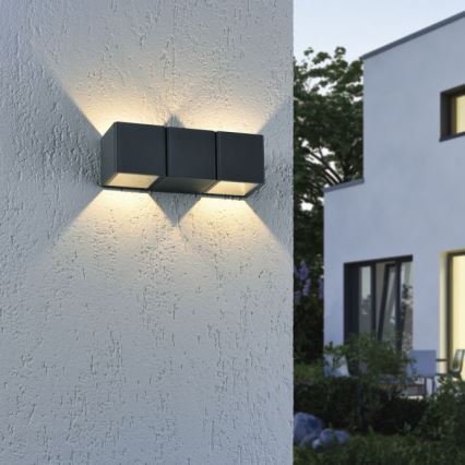 Paul Neuhaus 9658-13 - LED Εξωτερικό φωτιστικό τοίχου MARCEL 2xLED/4W/230V IP54