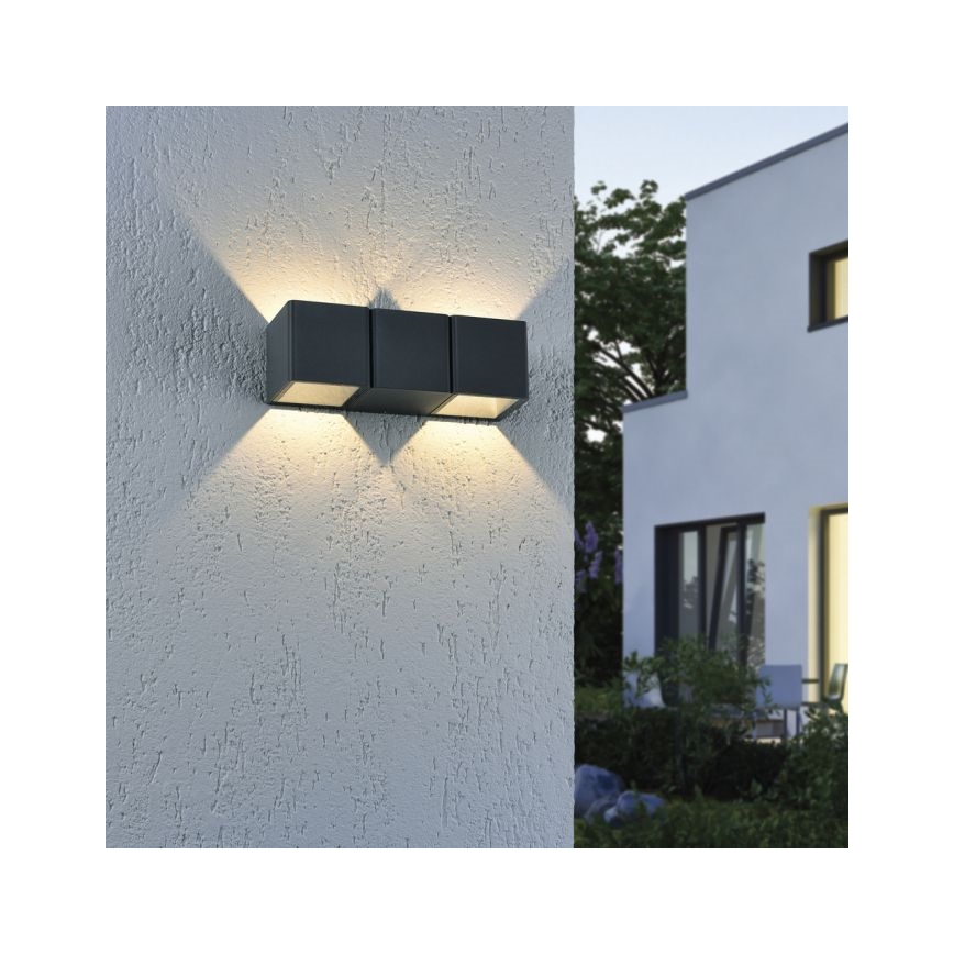 Paul Neuhaus 9658-13 - LED Εξωτερικό φωτιστικό τοίχου MARCEL 2xLED/4W/230V IP54