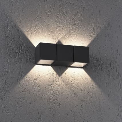 Paul Neuhaus 9658-13 - LED Εξωτερικό φωτιστικό τοίχου MARCEL 2xLED/4W/230V IP54