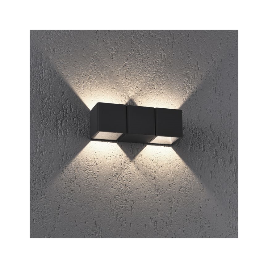 Paul Neuhaus 9658-13 - LED Εξωτερικό φωτιστικό τοίχου MARCEL 2xLED/4W/230V IP54