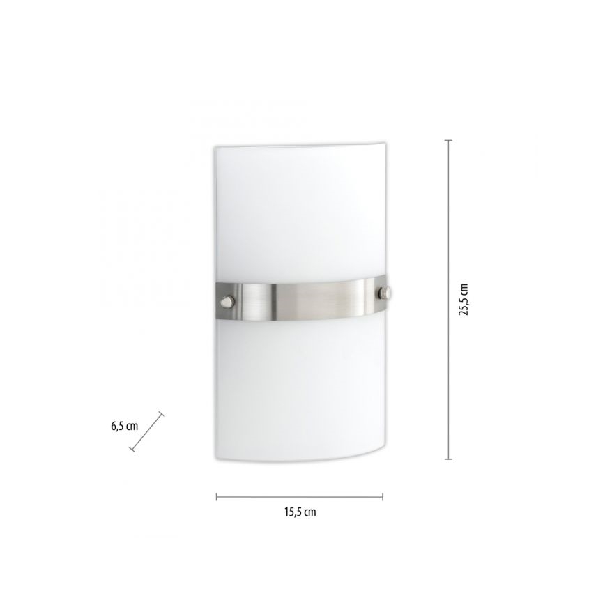 Paul Neuhaus 9846-55 - Φωτιστικό τοίχου SQUARE 2xE14/40W/230V