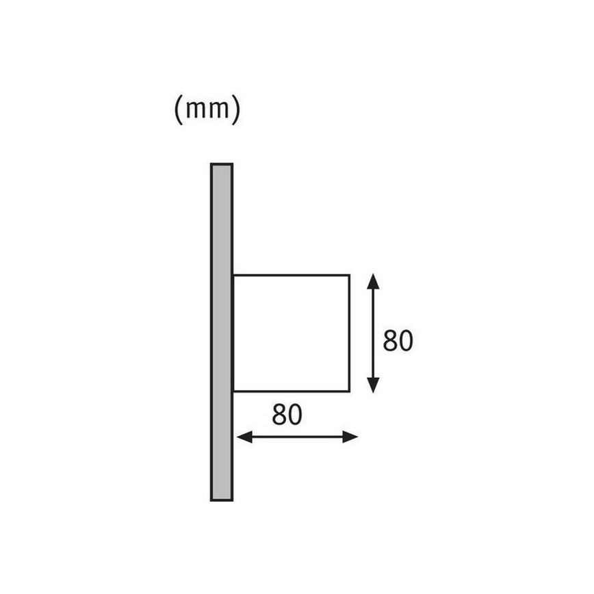 Paulmann 18000 - 2xLED/3W IP65 Επιτοίχιο φωτιστικό εξωτερικού χώρου CYBO 230V γκρι