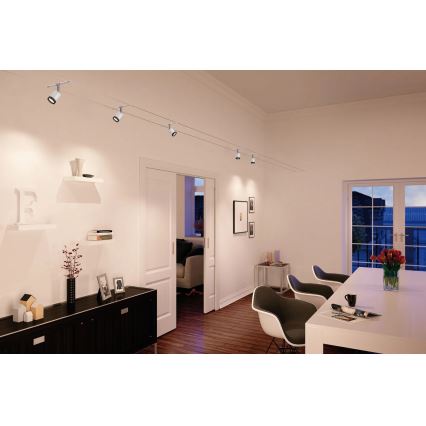 Paulmann 3981 - ΣΕΤ 5xLED/4W Σποτ φωτιστικό για σύστημα καλωδίων TUBE 230V