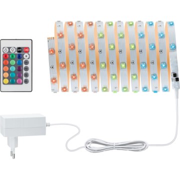Paulmann 3988 - LED RGBW/13W Ρυθμιζόμενη ταινία TIP 5 m 230V + τηλεχειριστήριο