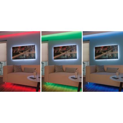 Paulmann 3988 - LED RGBW/13W Ρυθμιζόμενη ταινία TIP 5 m 230V + τηλεχειριστήριο