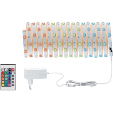 Paulmann 3989 - Ρυθμιζόμενη LED ταινία RGBW/19W TIP 10 m 230V + τηλεχειριστήριο