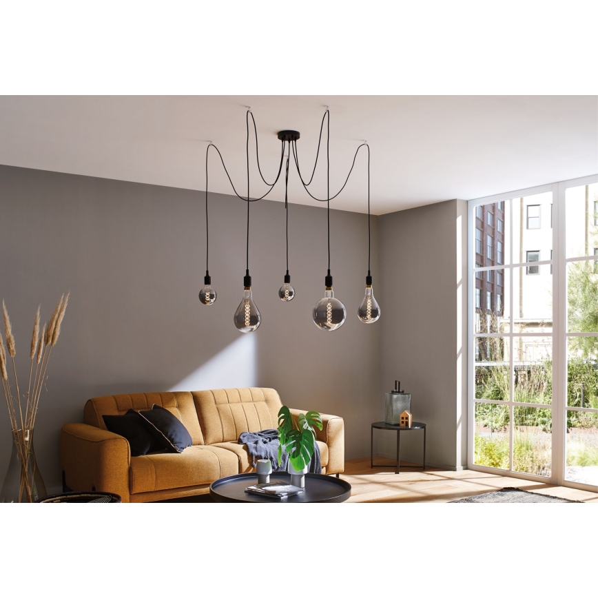 Paulmann 50389 - Κρεμαστό φωτιστικό οροφής NEORDIC 5xE27/20W/230V spider