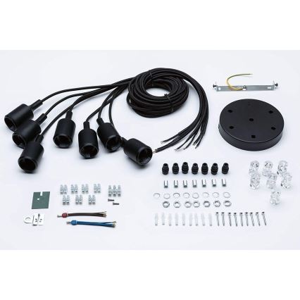 Paulmann 50390 - Κρεμαστό φωτιστικό οροφής NEORDIC 7xE27/20W/230V spider