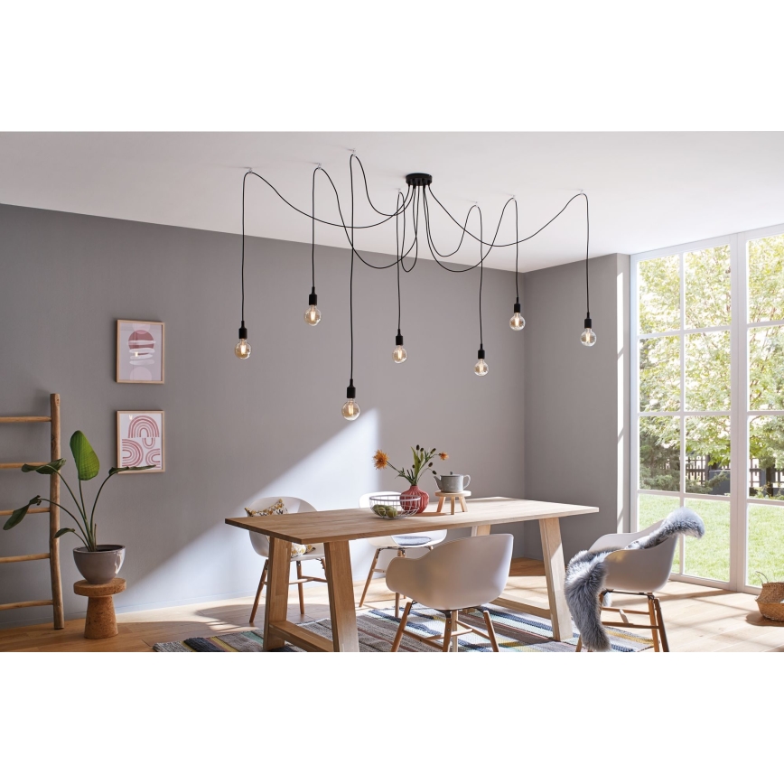 Paulmann 50390 - Κρεμαστό φωτιστικό οροφής NEORDIC 7xE27/20W/230V spider