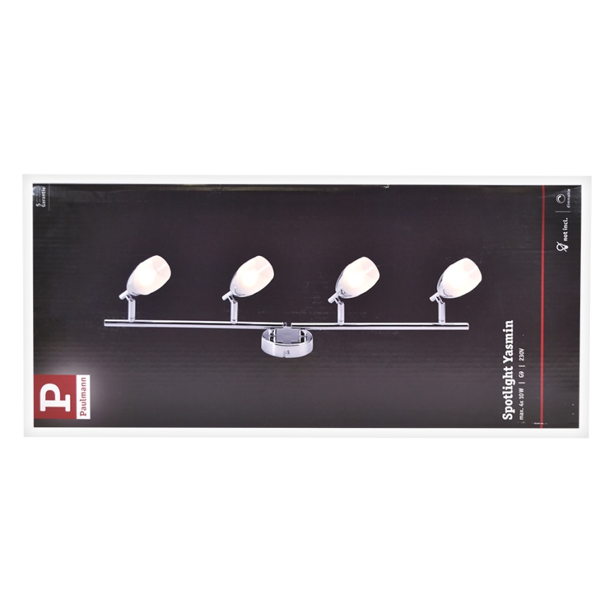 Paulmann 66692 - Φωτιστικό σποτ YASMIN 4xG9/10W/230V