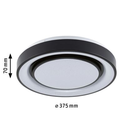 Paulmann 70544 - LED RGBW/22W Dimmable φωτιστικό οροφής RAINBOW 230V 3000-6500K + τηλεχειριστήριο