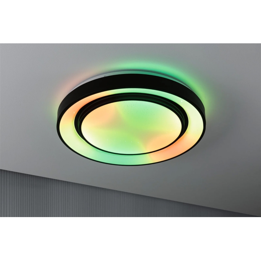 Paulmann 70545 - LED RGBW/38,5W Dimmable φωτιστικό οροφής RAINBOW 230V 3000-6500K + τηλεχειριστήριο