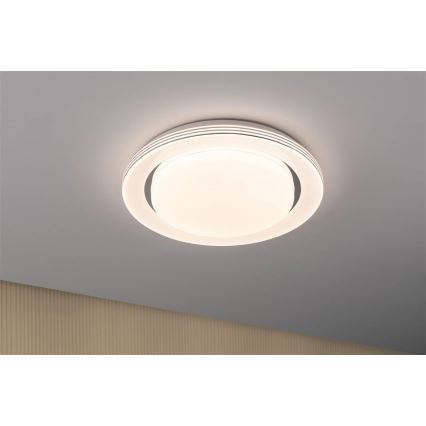 Paulmann 70546 - LED RGBW/22W Dimmable φωτιστικό οροφής RAINBOW 230V 3000-6500K + τηλεχειριστήριο