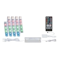 Paulmann 70627 - LED RGB/18W IP44 Ρυθμιζόμενη λωρίδα μπάνιου MAXLED 1,5 m 230V + τηλεχειριστήριο