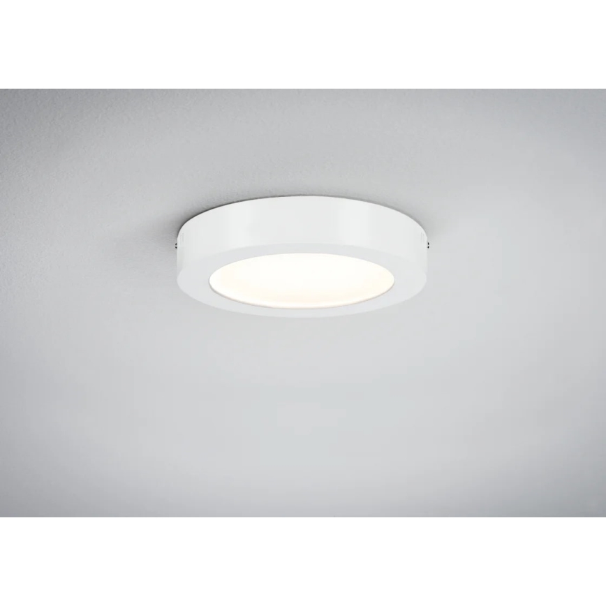 Paulmann 70642 - LED/12,5W Φωτιστικό οροφής LUNAR 230V διάμετρος 22,5 cm λευκό