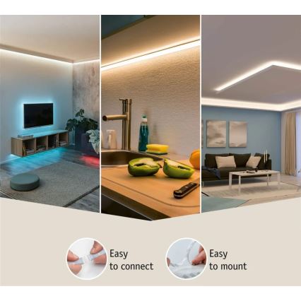 Paulmann 70671 - LED/18W IP44 Dimmable ταινία μπάνιου MAXLED 1,5 m 6500K 230V