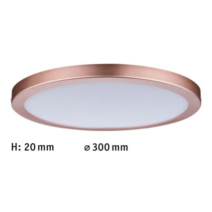 Paulmann 70872 - LED/22W Πάνελ dimming ATRIA 230V 2700K Ροζ χρυσό