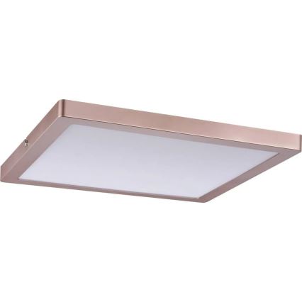 Paulmann 70873 - LED/24W Πάνελ dimming ATRIA 230V 2700K 30x30 cm Ροζ χρυσό