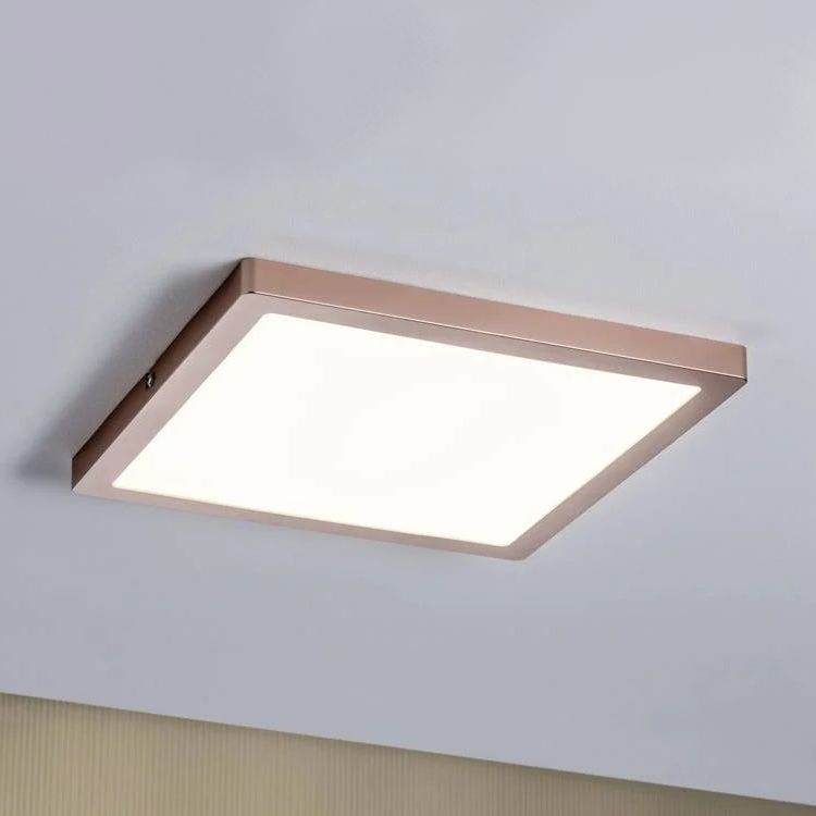 Paulmann 70873 - LED/24W Πάνελ dimming ATRIA 230V 2700K 30x30 cm Ροζ χρυσό
