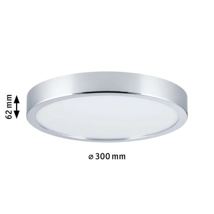 Paulmann 70882-LED/22,5W IP44 Φωτιστικό οροφής μπάνιου dimming AVIAR 230V