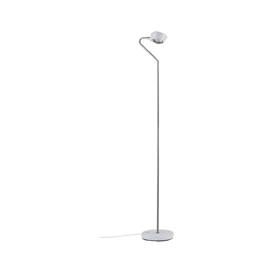 Paulmann 70920 - LED/7,5W Ρυθμιζόμενο επιδαπέδιο φωτιστικό RAMOS 230V λευκό/γυαλιστερό χρώμιο