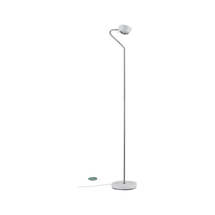 Paulmann 70920 - LED/7,5W Ρυθμιζόμενο επιδαπέδιο φωτιστικό RAMOS 230V λευκό/γυαλιστερό χρώμιο