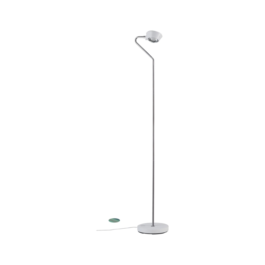 Paulmann 70920 - LED/7,5W Ρυθμιζόμενο επιδαπέδιο φωτιστικό RAMOS 230V λευκό/γυαλιστερό χρώμιο