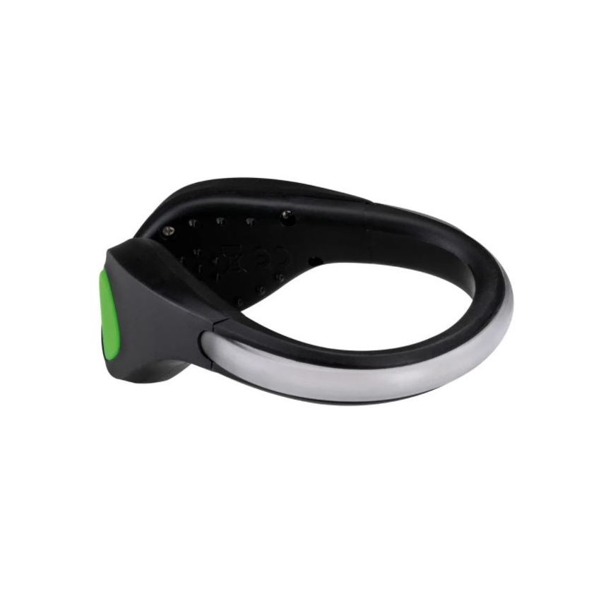 Paulmann 70972 - ΣΕΤ 2x LED/0,2W Κλιπ ανάκλασης φωτός για παπούτσια 1xCR2032 πράσινο