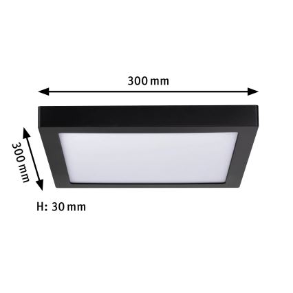 Paulmann 70985 - Φωτιστικό οροφής LED/22W ABIA 230V