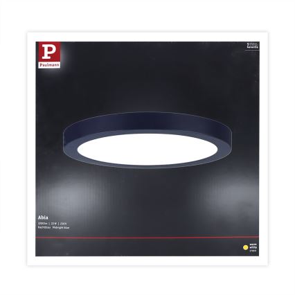 Paulmann 70986  - LED/22W Φωτιστικό οροφής ABIA 230V σκούρο μπλε