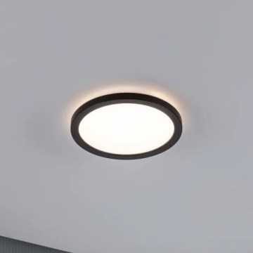 Paulmann 70997 - LED/11,2W Πλαφονιέρα οροφής ATRIA 230V 3000K διάμετρος 19 cm μαύρο