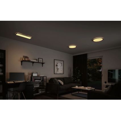 Paulmann 70997 - LED/11,2W Πλαφονιέρα οροφής ATRIA 230V 3000K διάμετρος 19 cm μαύρο