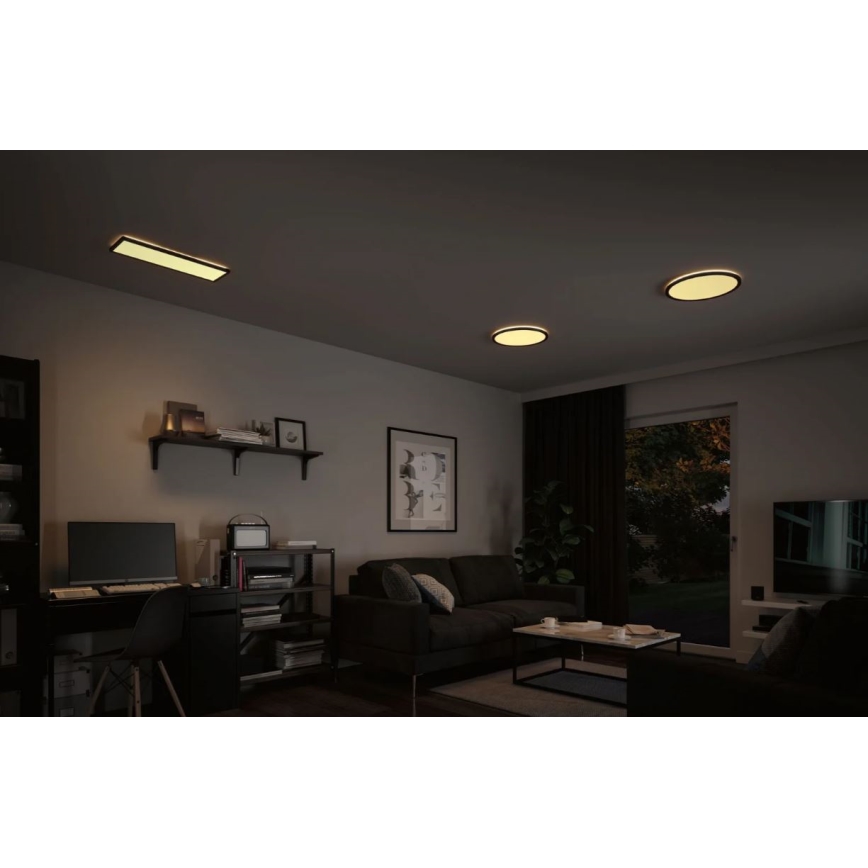 Paulmann 70997 - LED/11,2W Πλαφονιέρα οροφής ATRIA 230V 3000K διάμετρος 19 cm μαύρο
