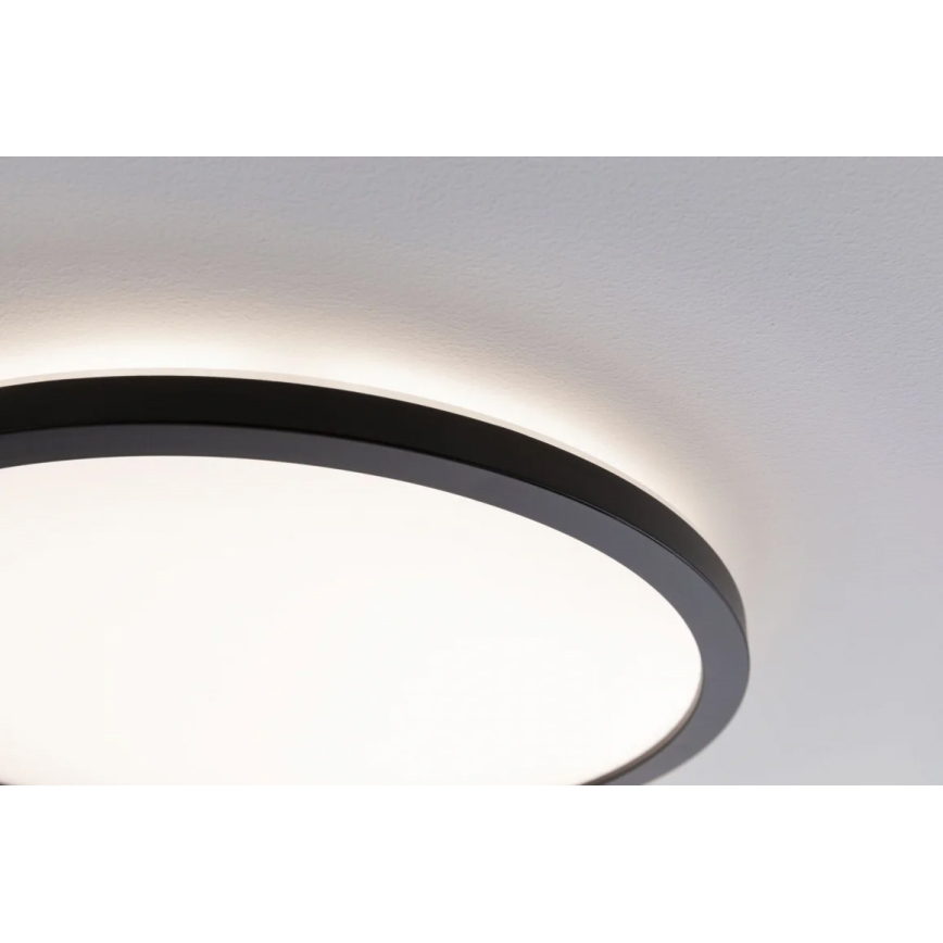 Paulmann 70998 - LED/16W Πλαφονιέρα οροφής ATRIA 230V 3000K διάμετρος 29,3 cm μαύρο