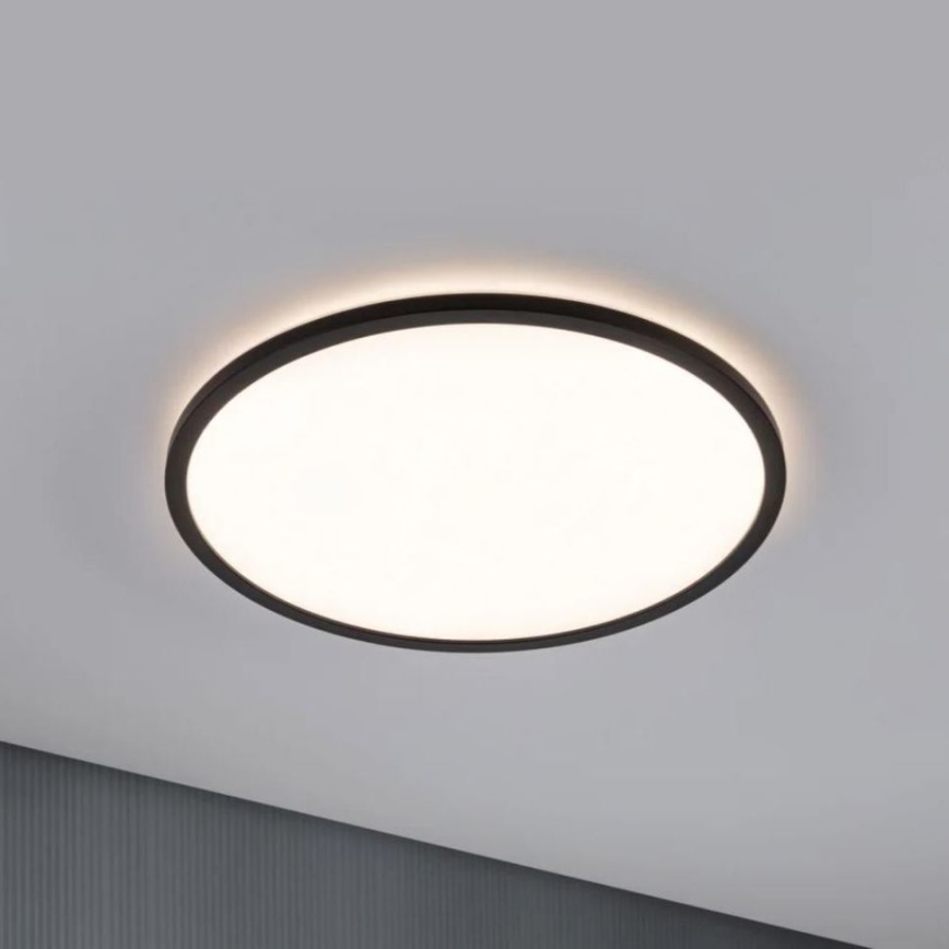 Paulmann 70999 - LED/22W Πάνελ dimming ATRIA 230V 3000K διάμετρος 42 cm μαύρο