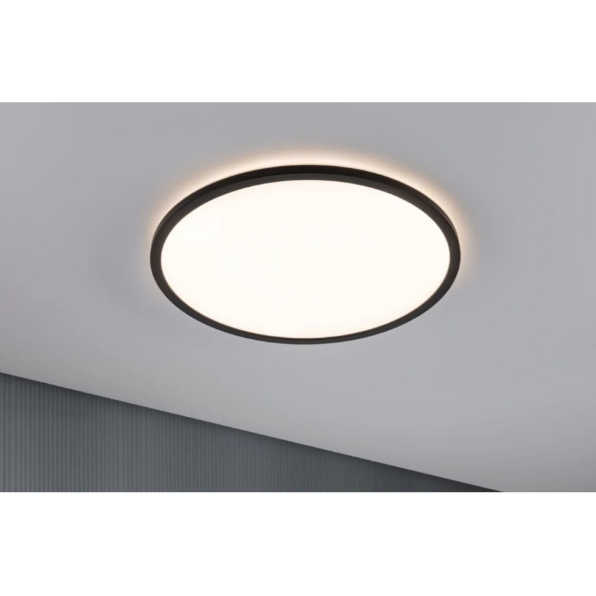 Paulmann 70999 - LED/22W Πάνελ dimming ATRIA 230V 3000K διάμετρος 42 cm μαύρο