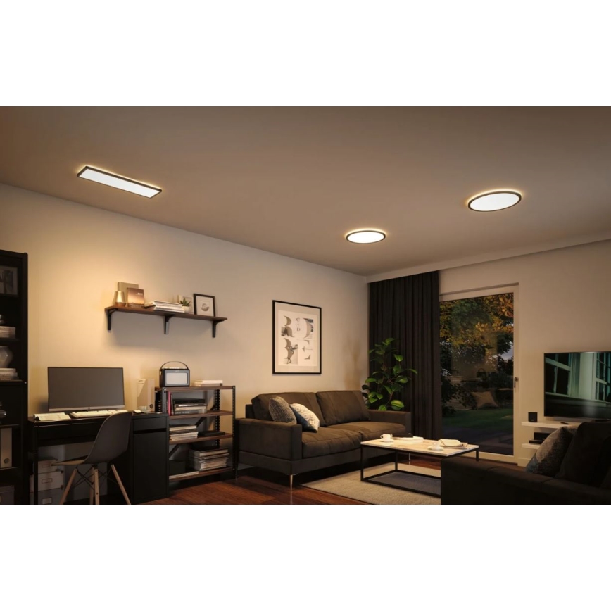 Paulmann 70999 - LED/22W Πάνελ dimming ATRIA 230V 3000K διάμετρος 42 cm μαύρο