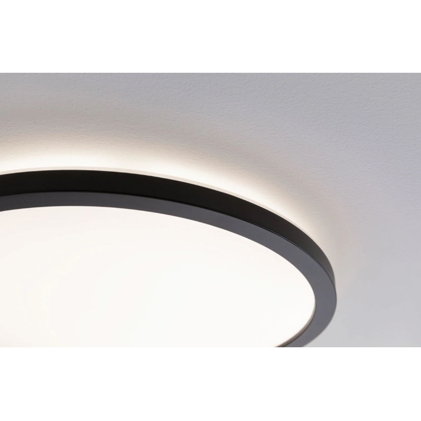 Paulmann 70999 - LED/22W Πάνελ dimming ATRIA 230V 3000K διάμετρος 42 cm μαύρο