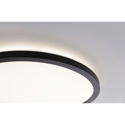 Paulmann 70999 - LED/22W Πάνελ dimming ATRIA 230V 3000K διάμετρος 42 cm μαύρο