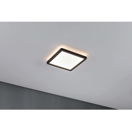 Paulmann 71000 - LED/11,2W Πλαφονιέρα οροφής ATRIA 230V 3000K 19x19 cm μαύρο