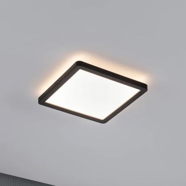 Paulmann 71000 - LED/11,2W Πλαφονιέρα οροφής ATRIA 230V 3000K 19x19 cm μαύρο
