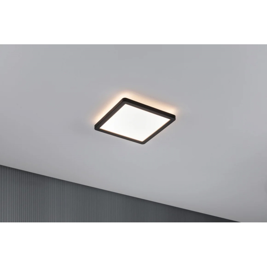 Paulmann 71000 - LED/11,2W Πλαφονιέρα οροφής ATRIA 230V 3000K 19x19 cm μαύρο