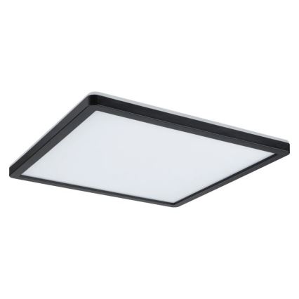 Paulmann 71001 - LED/16W Πλαφονιέρα οροφής ATRIA 230V 3000K 29,3x29,3 cm μαύρο