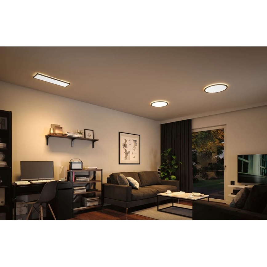 Paulmann 71002 - LED/22W Πάνελ dimming ATRIA 230V 3000K 42x42 cm μαύρο