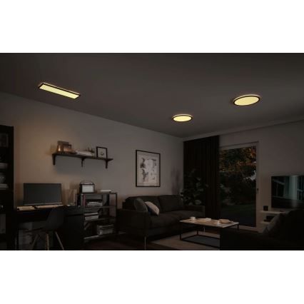 Paulmann 71002 - LED/22W Πάνελ dimming ATRIA 230V 3000K 42x42 cm μαύρο